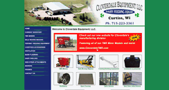 Desktop Screenshot of cloverdaleequip.com